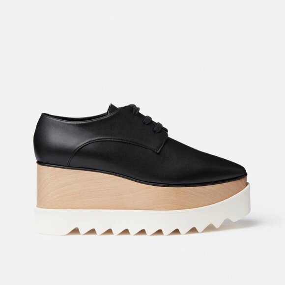 Stella McCartney Elyse Platforms in Black Size 38 - Picture 1 of 14